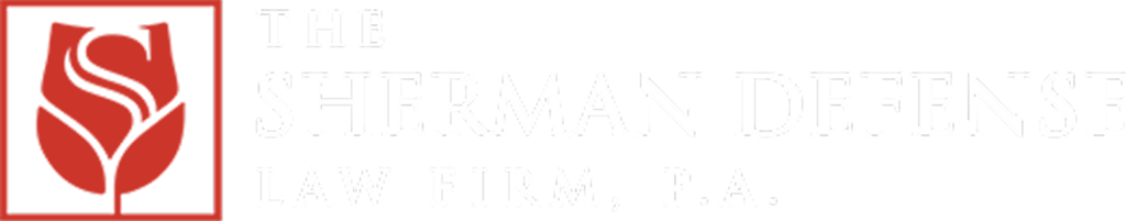 The Sherman Defense Law Firm Logo The Sherman Defense Law Firm logo featuring red stylized 'S' in shield shape with firm name